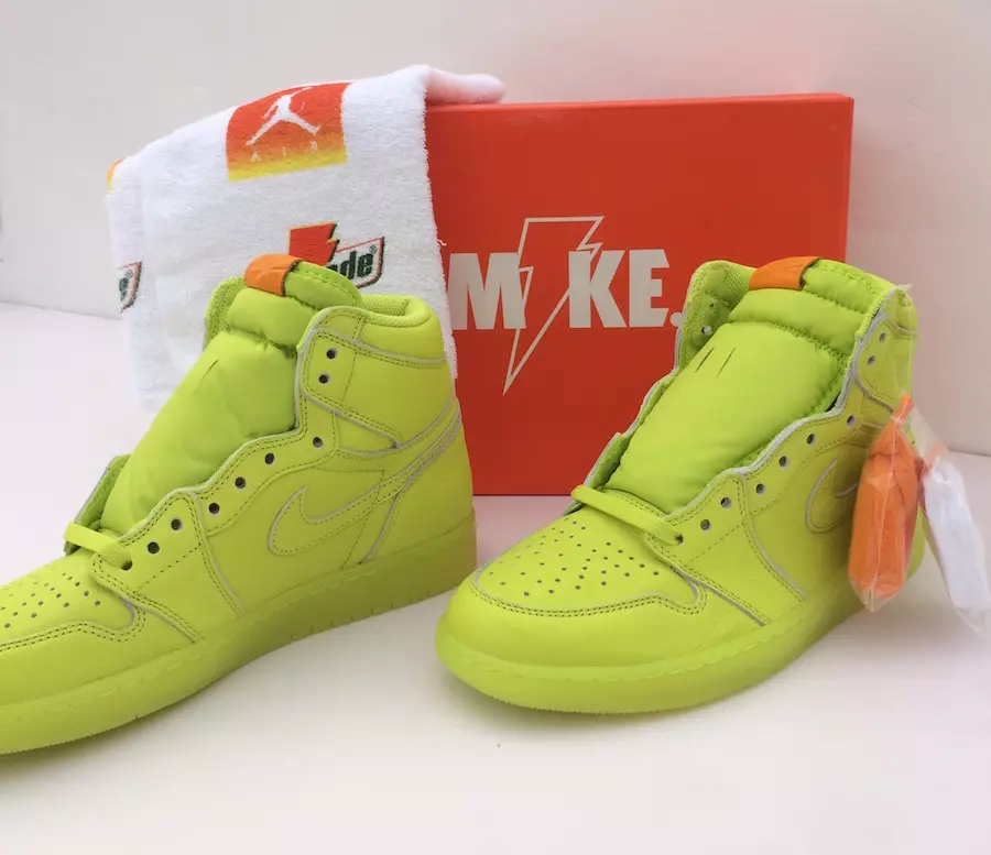 Air Jordan 1 Gatorade Lemon Lime Cyber AJ5997-345