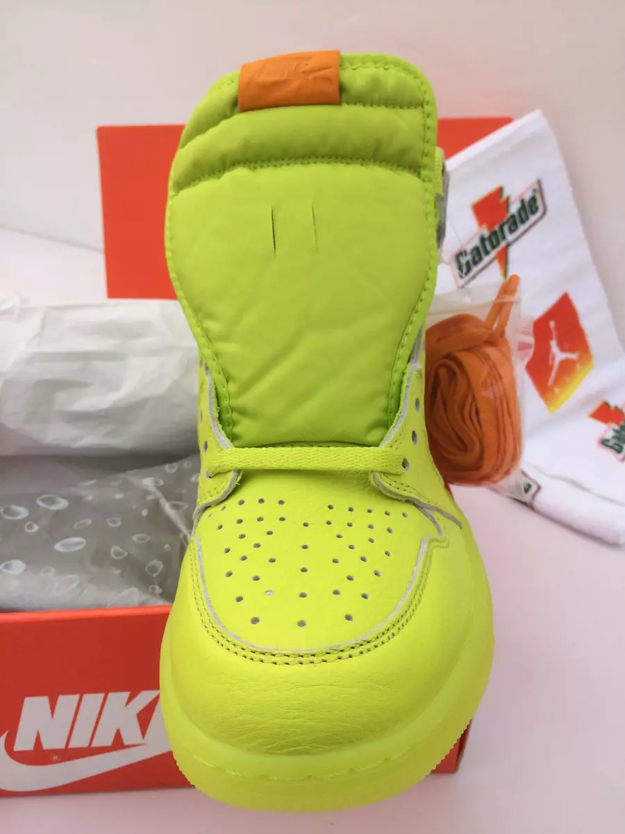 Air Jordan 1 Gatorade Limon Kireç Siber AJ5997-345