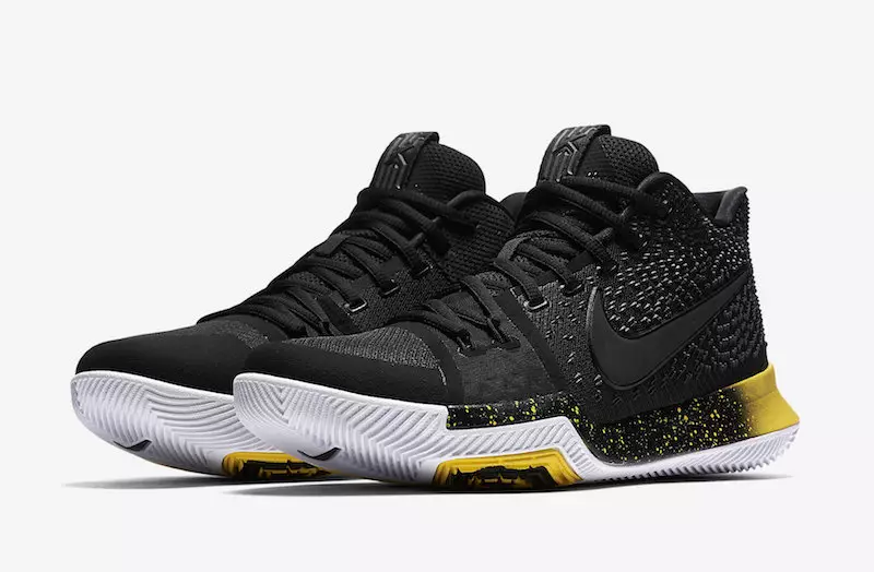 Nike Kyrie 3 ब्लैक येलो 852395-901 रिलीज़ डेट