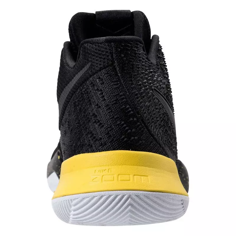 Nike Kyrie 3 Black Yellow Дата выхода Каблук