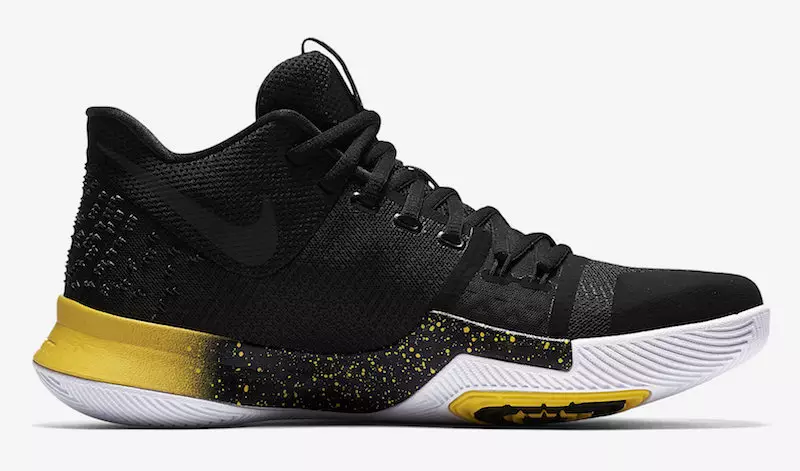 Nike Kyrie 3 Black Yellow 852395-901 Дата выпуска