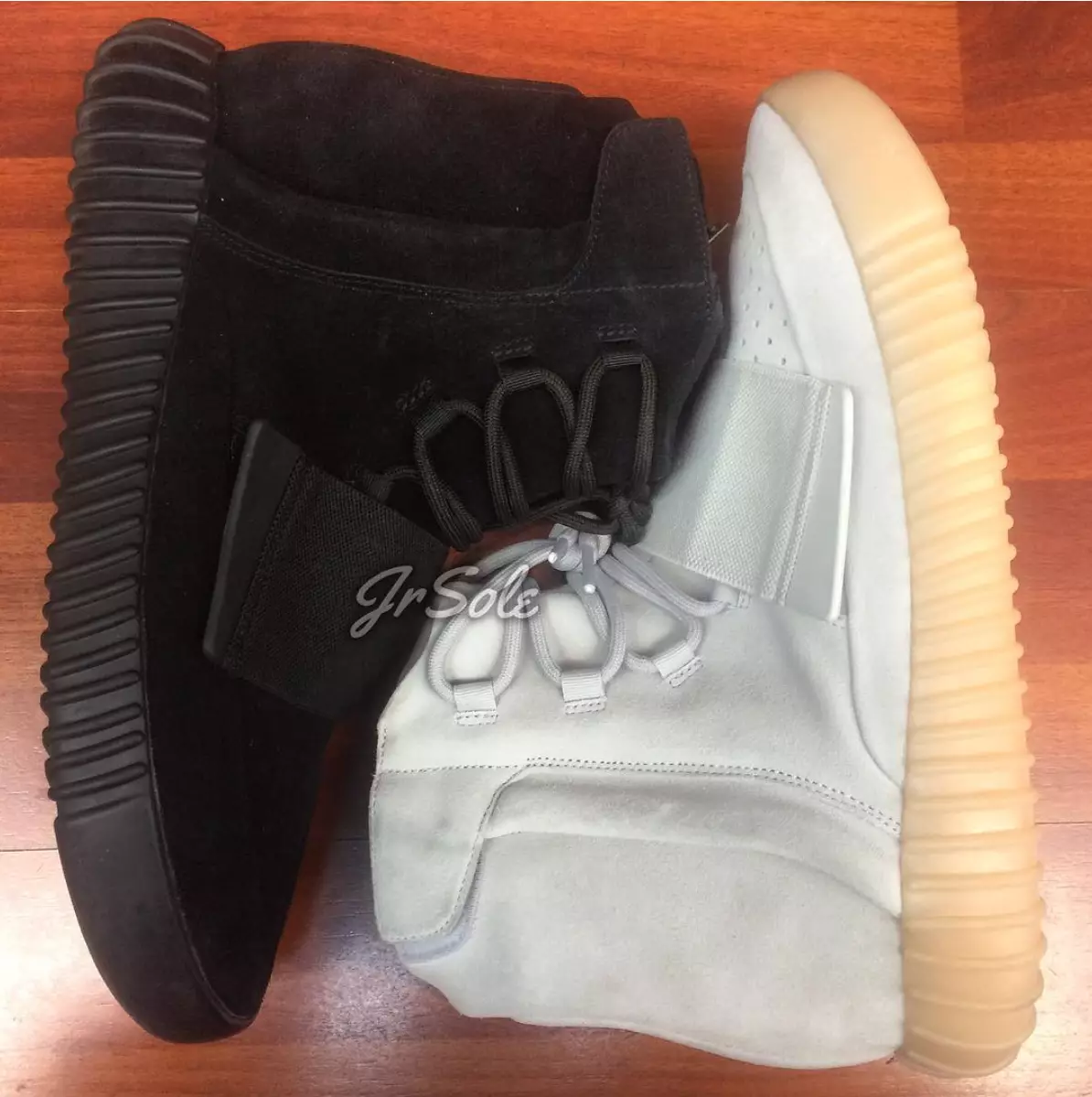 မီးခိုးရောင် Gum adidas Yeezy 750 Boost