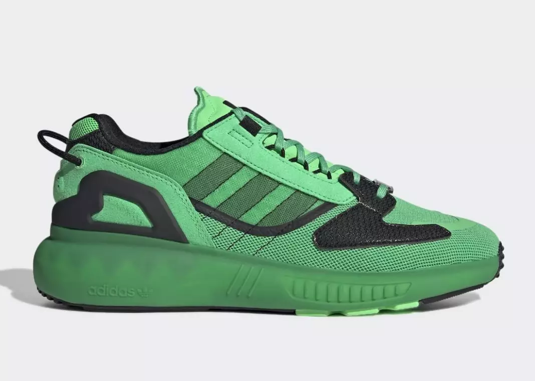 Adidas ZX 5K Boost Screaming Green GV7699 väljalaskekuupäev