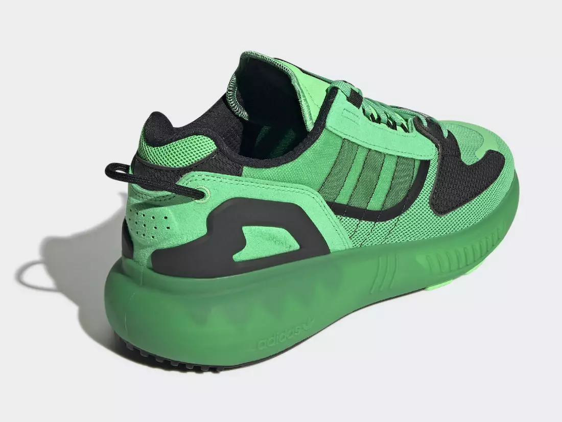 adidas ZX 5K Boost Screaming Green GV7699 Датум на издавање