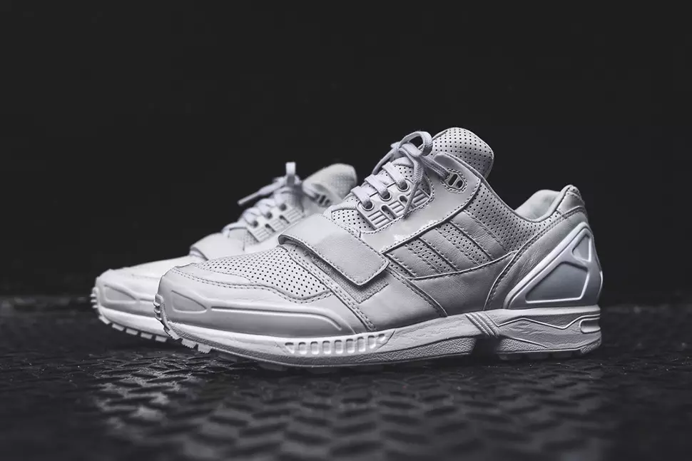 Juun J Adidas ZX 8000 Triple White