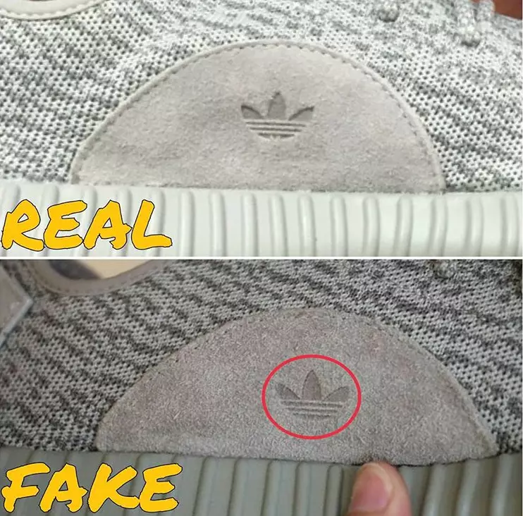 Moonrock Yeezy 350 Boost legitieme echte nep