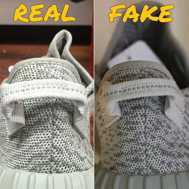 Moonrock Yeezy 350 Boost Legit מזויף אמיתי