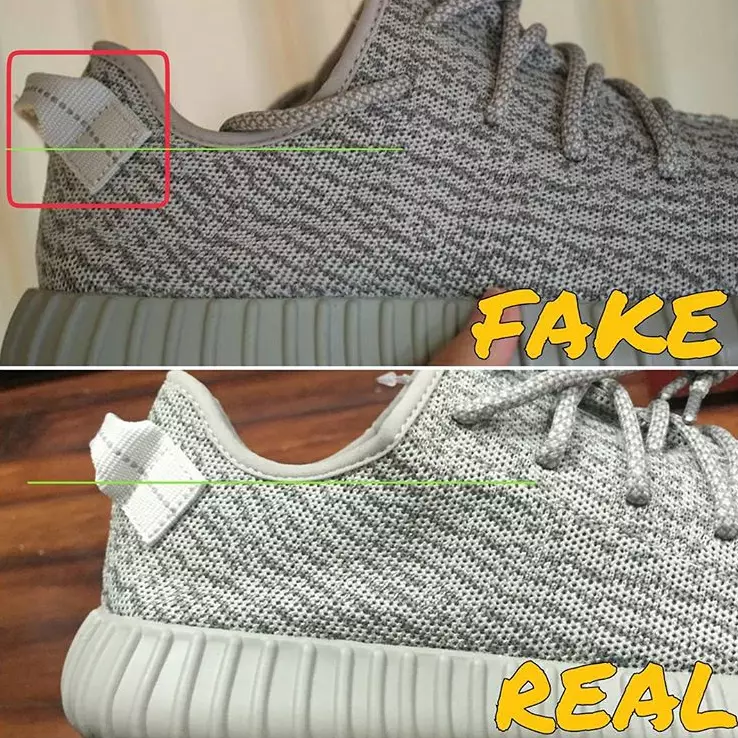 Moonrock Yeezy 350 Boost Leġittimu Real Falz