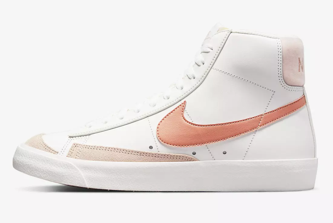 Nike Blazer Mid 77 Lea Light Madder Root DR7876-100 Release Date