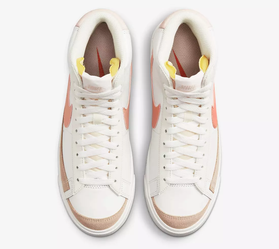 Nike Blazer Mid 77 Lea Light Madder Root DR7876-100 Release Date