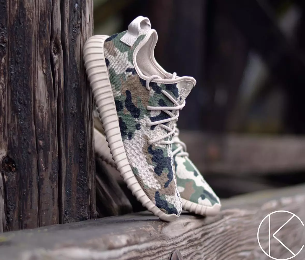 Camuflagem Adidas Yeezy 350 Boost Custom