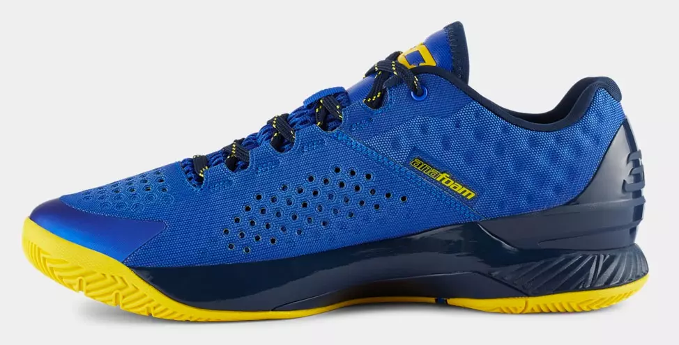 Armour Curry One Low Warriors ostida