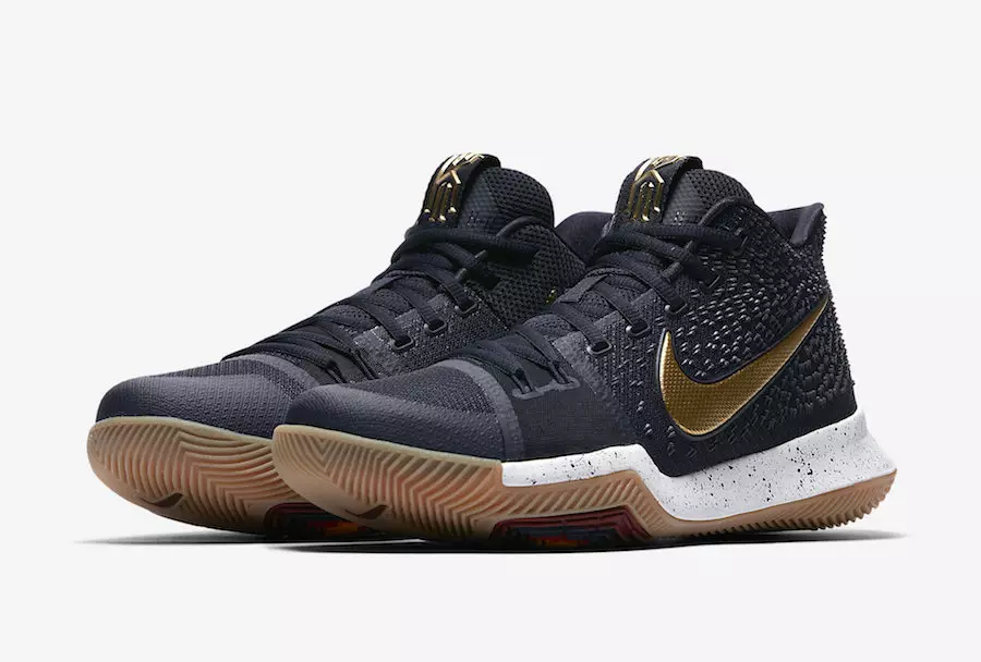 Nike Kyrie 3 хар ба металл алтаар худалдаанд гарлаа 30198_1