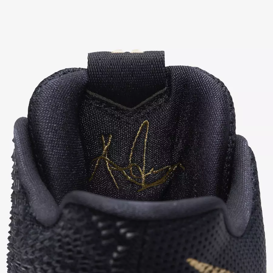 Nike Kyrie 3 Black Metallic Gold 852395-400