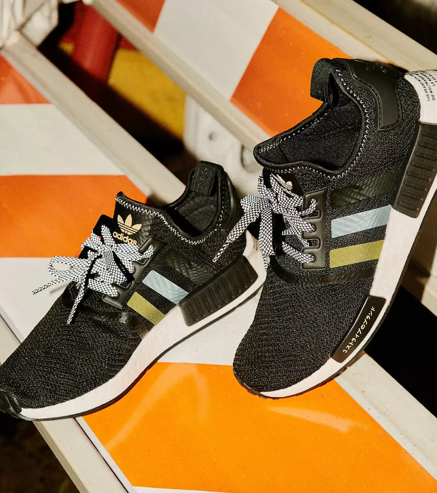 Shoe Palace adidas NMD R1 Black Gold EH2749 출시일