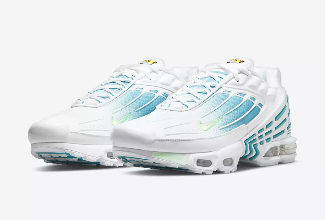 تاریخ انتشار Nike Air Max Plus 3 White Blue Volt DM2835-100