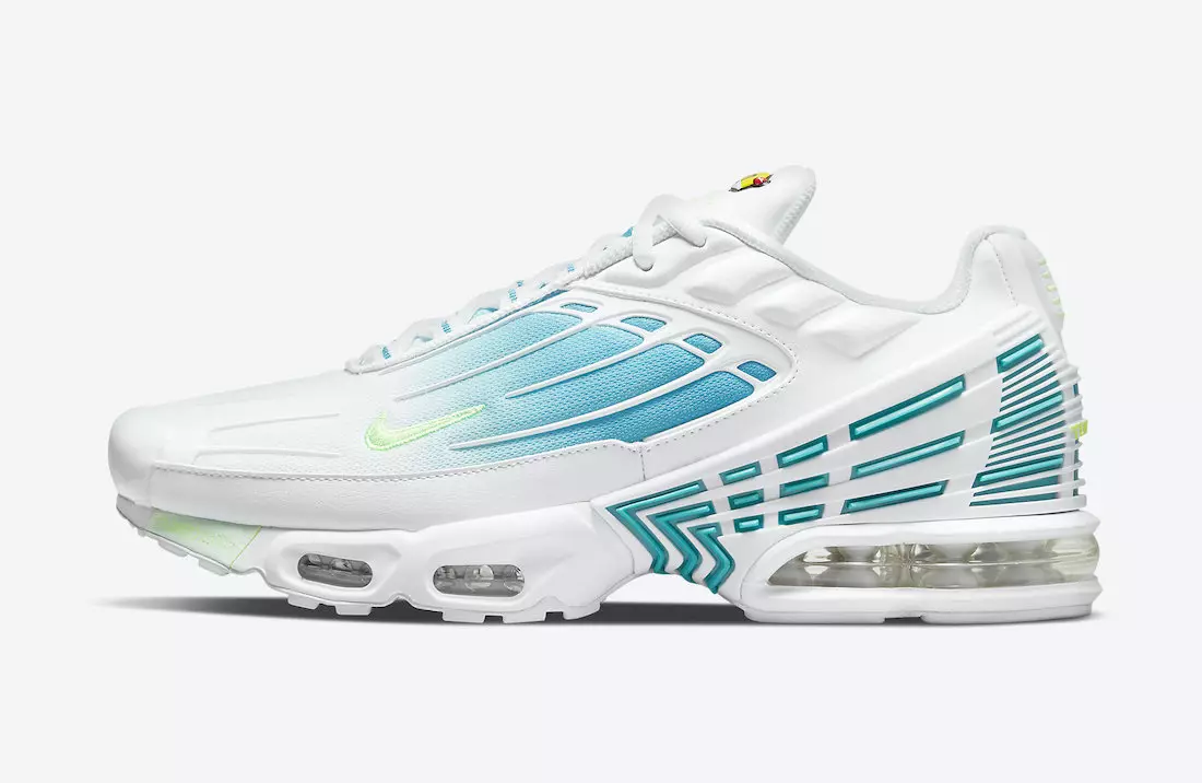 Nike Air Max Plus 3 Alb Albastru Volt DM2835-100 Data lansării