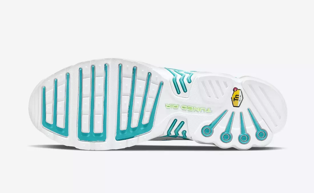 Nike Air Max Plus 3 baltas mėlynas voltas DM2835-100 išleidimo data