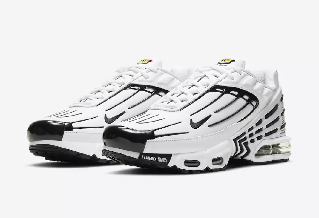 Nike Air Max Plus 3 ақ қара CK6716-100 шығарылған күні