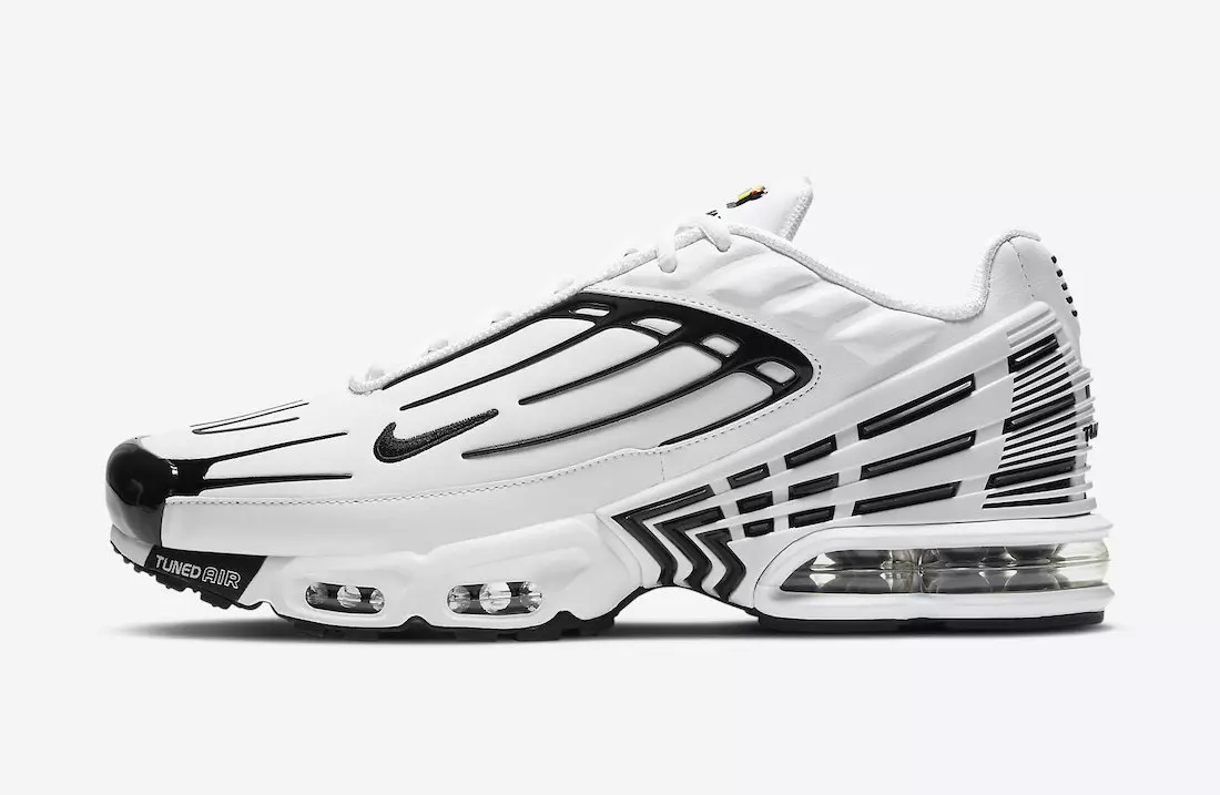 Nike Air Max Plus 3 valkoinen musta CK6716-100 julkaisupäivä