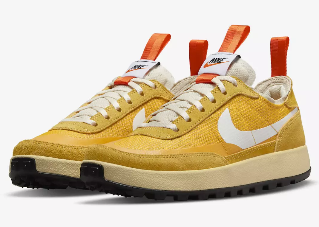 Tom Sachs NikeCraft vispārējas nozīmes apavi Dark Sulphur DA6672-700 Izlaišanas datums