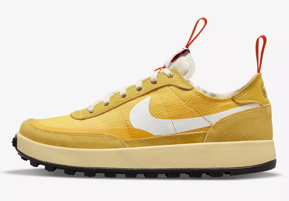 Tom Sachs NikeCraft vispārējas nozīmes apavi Dark Sulphur DA6672-700 Izlaišanas datums