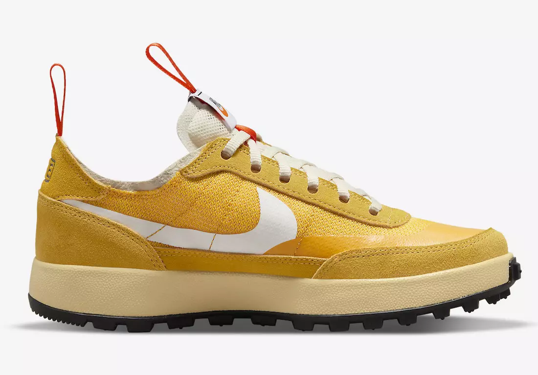 Абутак Tom Sachs NikeCraft агульнага прызначэння Dark Sulphur DA6672-700 Дата выпуску