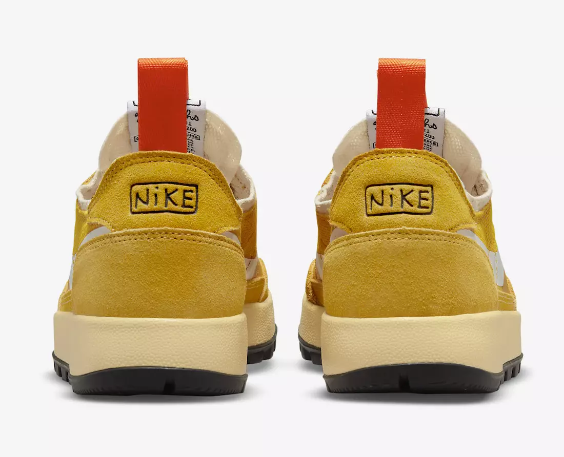 Tom Sachs NikeCraft Universal Shoe Dark Sulphur DA6672-700 Utgivelsesdato