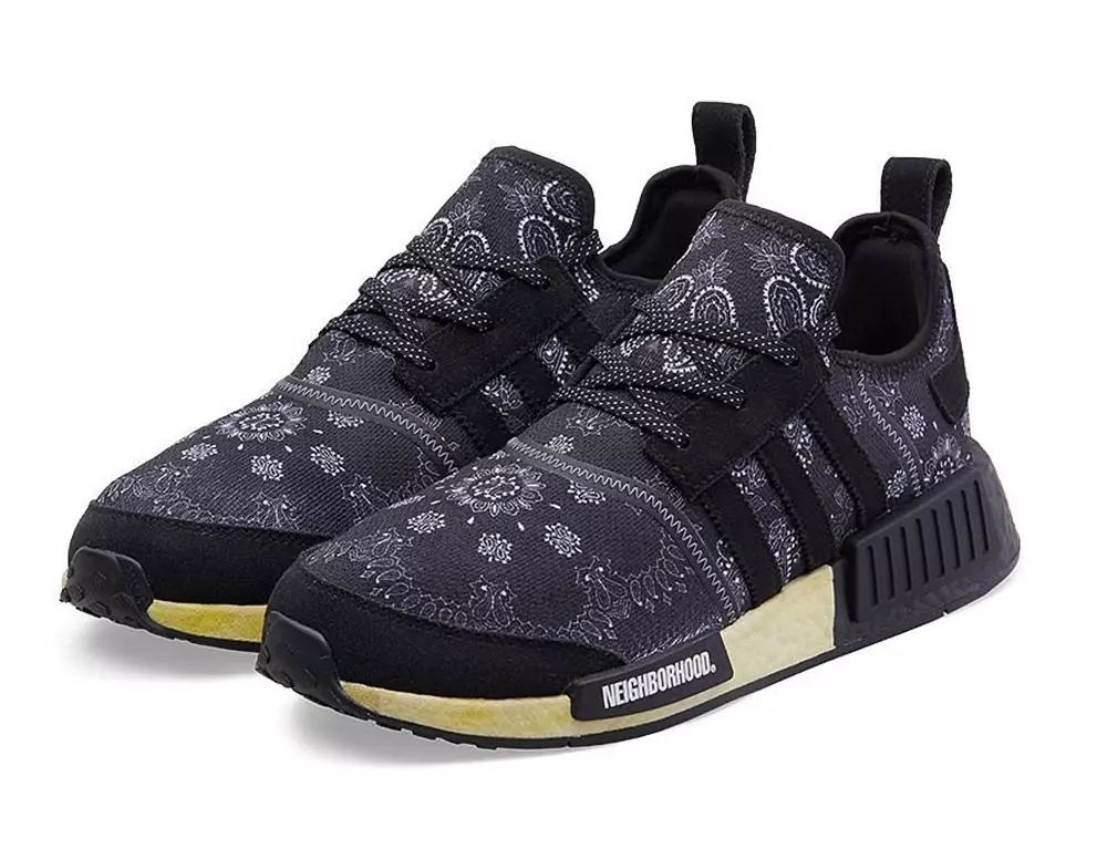 Ҳамсоягӣ x adidas NMD R1 Paisley Санаи релиз