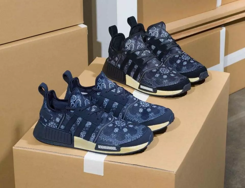 Bairro adidas NMD R1 Paisley GY4157 GY4158 Data de lançamento-1