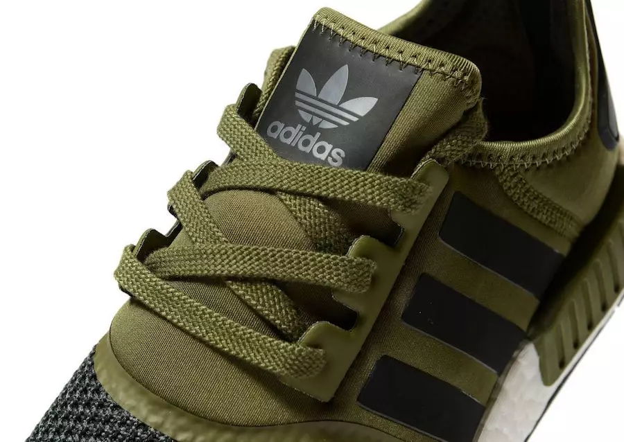 Adidas NMD R1 Olive Green Mesh Toe