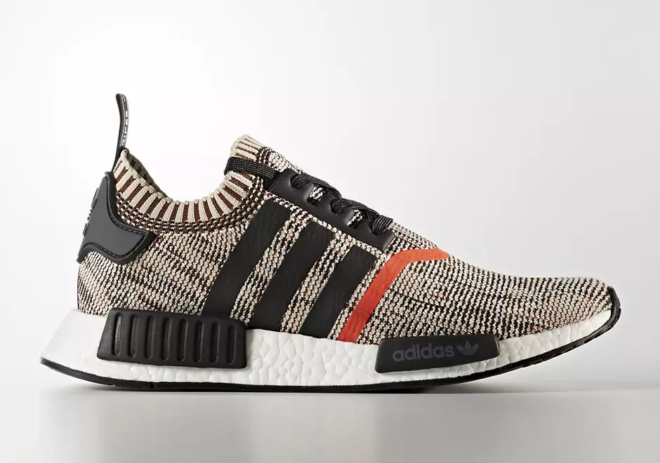 adidas NMD R1 Primeknit Black Orange CQ1862