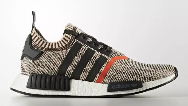 أديداس NMD R1 Primeknit أسود برتقالي CQ1862