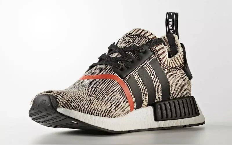 adidas NMD R1 Primeknit սև նարնջագույն CQ1862