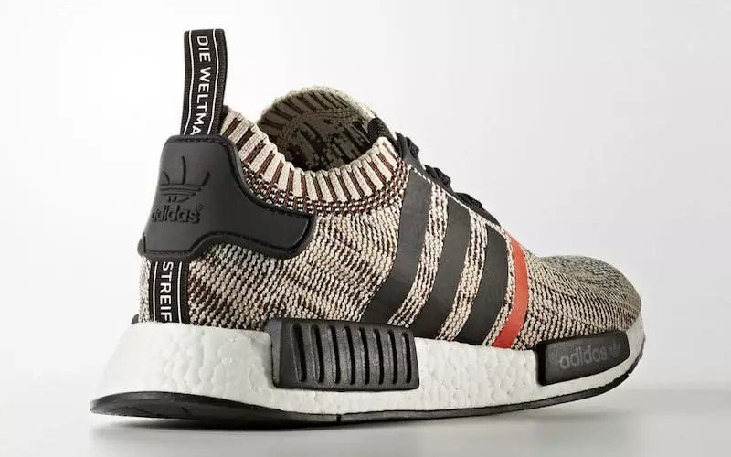 Adidas NMD R1 Primeknit Черный Оранжевый CQ1862