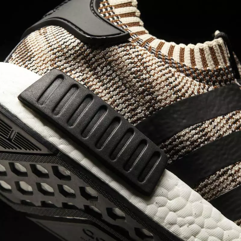 adidas NMD R1 Primeknit შავი ნარინჯისფერი CQ1862