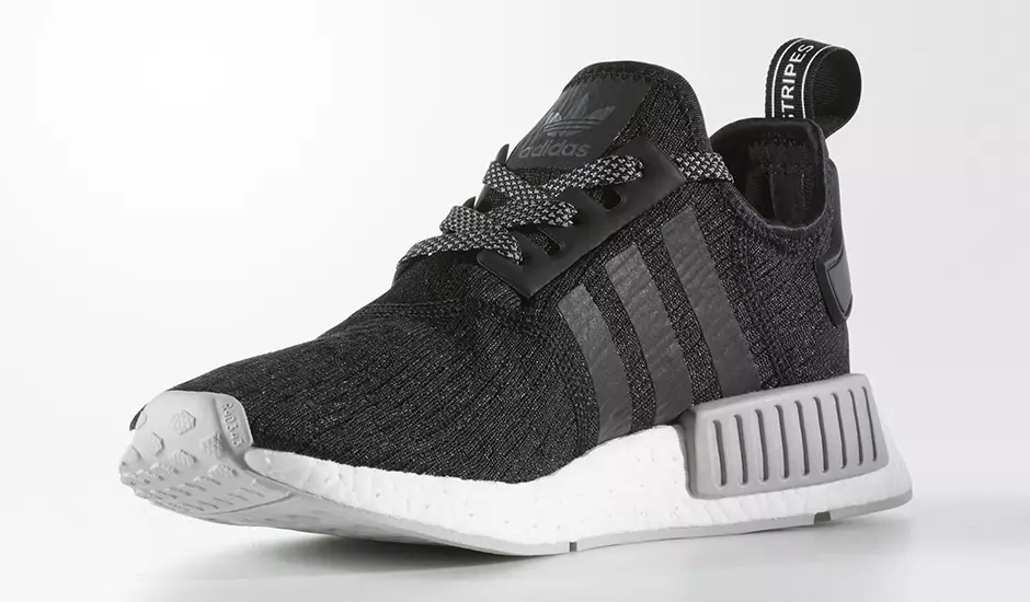 adidas NMD R1 crno siva Boja: Core crna/siva Dvostruka obuća Bijela Šifra stila: CQ0759 Datum izlaska: ljeto 2017. Cijena: 130 USD