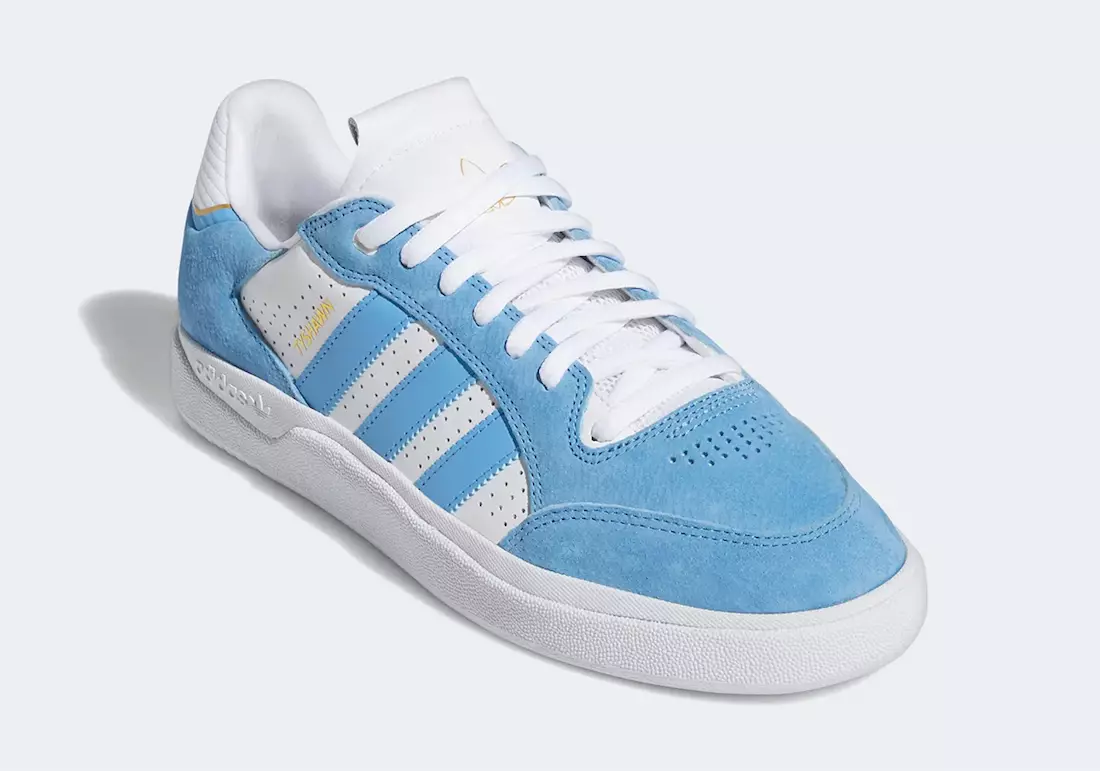 تاريخ إصدار adidas Tyshawn Sky Blue GW3177