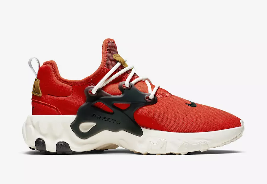 Nike React Presto Tomato Tornado AV2605-600 מעלדונג טאָג