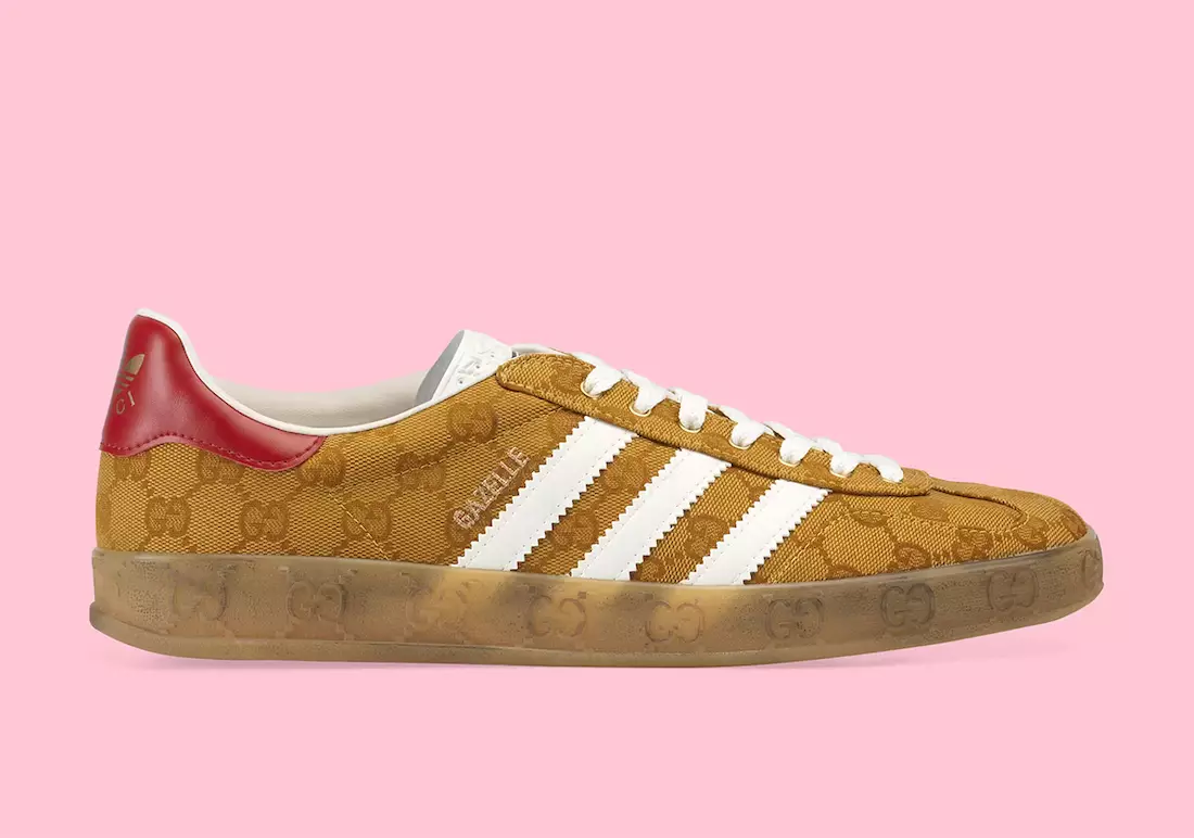 تاریخ انتشار Gucci adidas Gazelle 2022