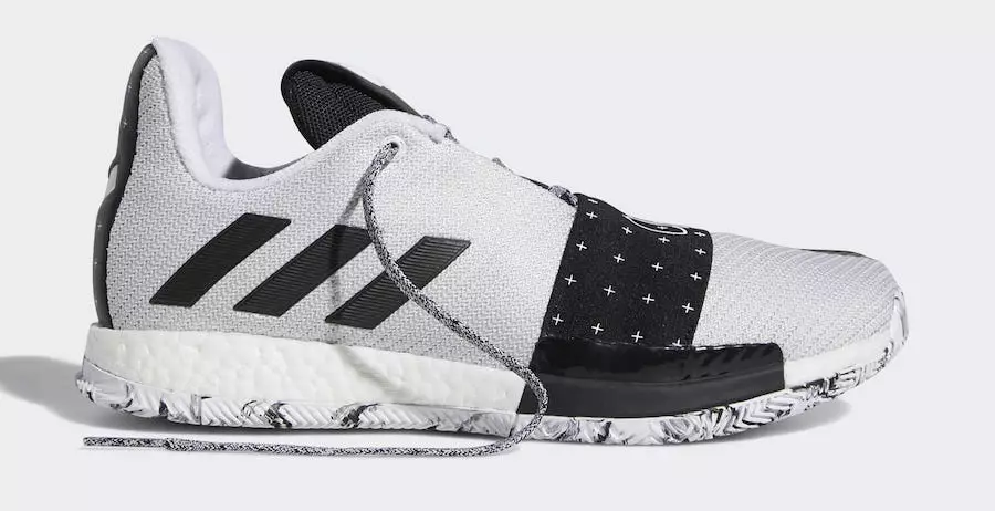 Adidas Harden Vol. 3 White Black Дата выхаду