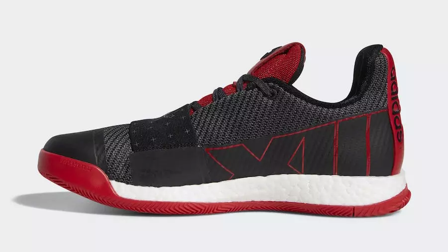 Adidas Harden Vol. 3 Fekete piros Megjelenési dátum