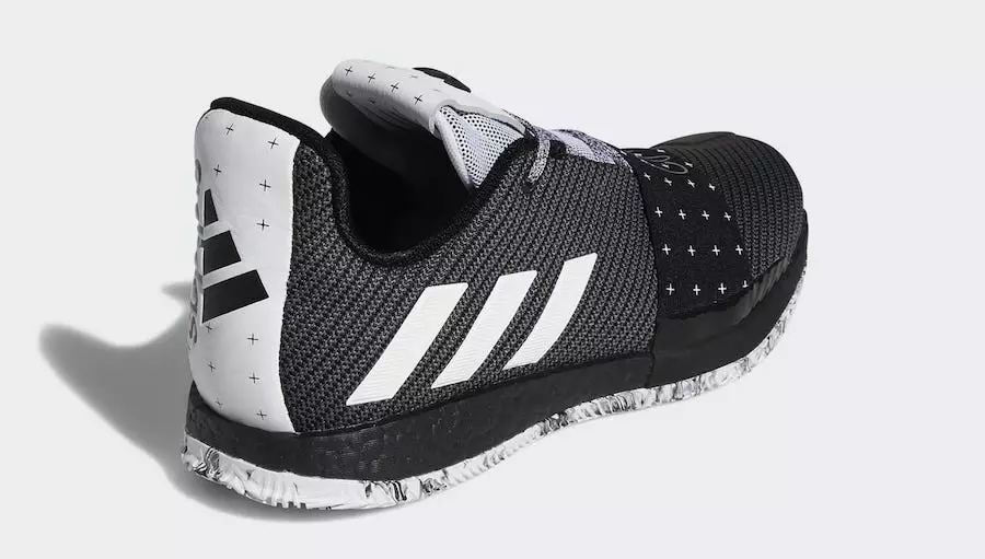 Adidas Harden Vol. 3 Black White Дата випуску-1