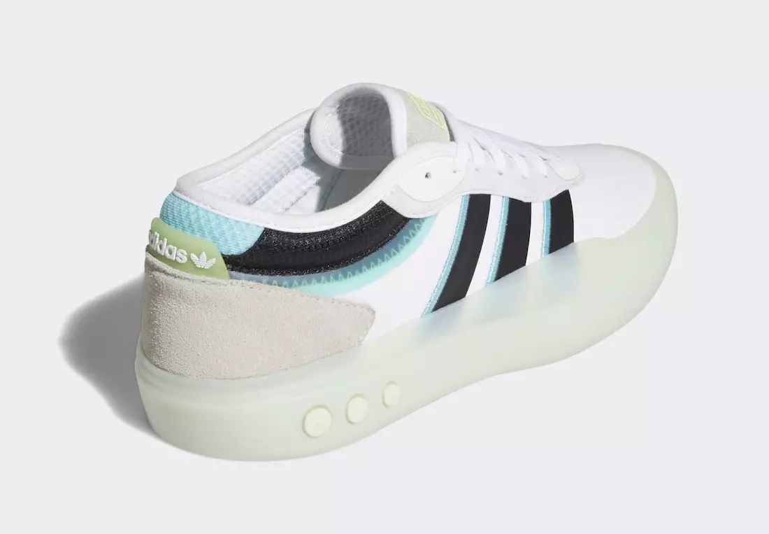 تاریخ انتشار adidas Cassina PT Cloud White Pulse Aqua Signal Green S23821