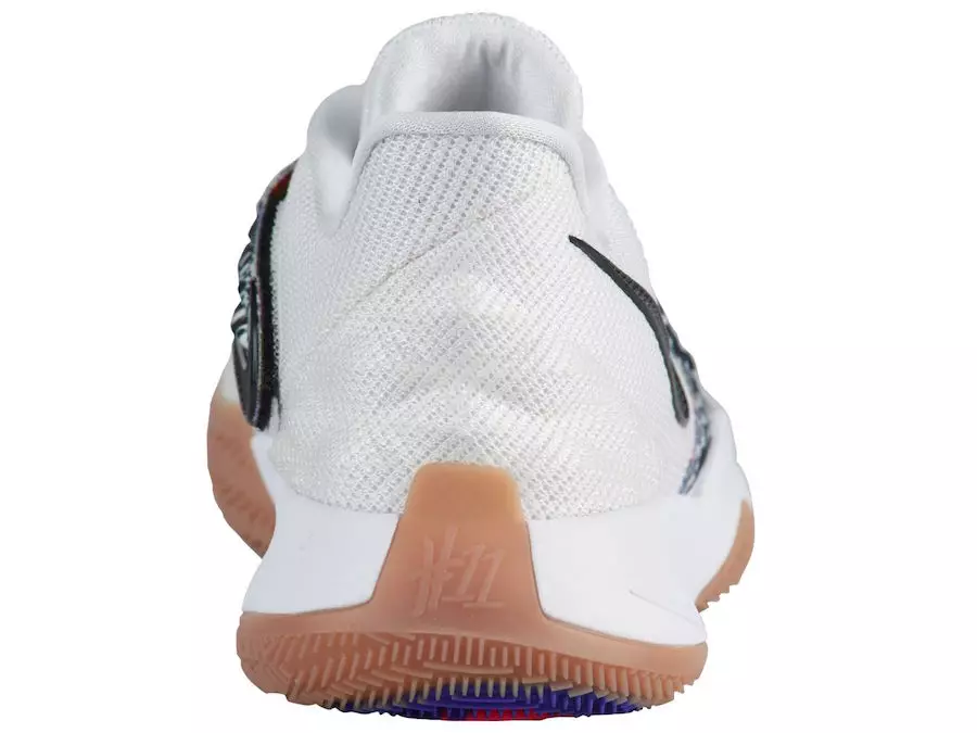 Nike Kyrie 4 Төмен ақ қара сағыз AO8979-100 Шығарылған күні