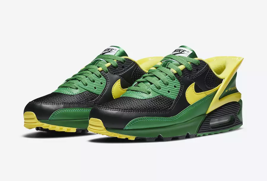 Nike Air Max 90 FlyEase אָרעגאָן דאַקס CZ4270-001 מעלדונג טאָג