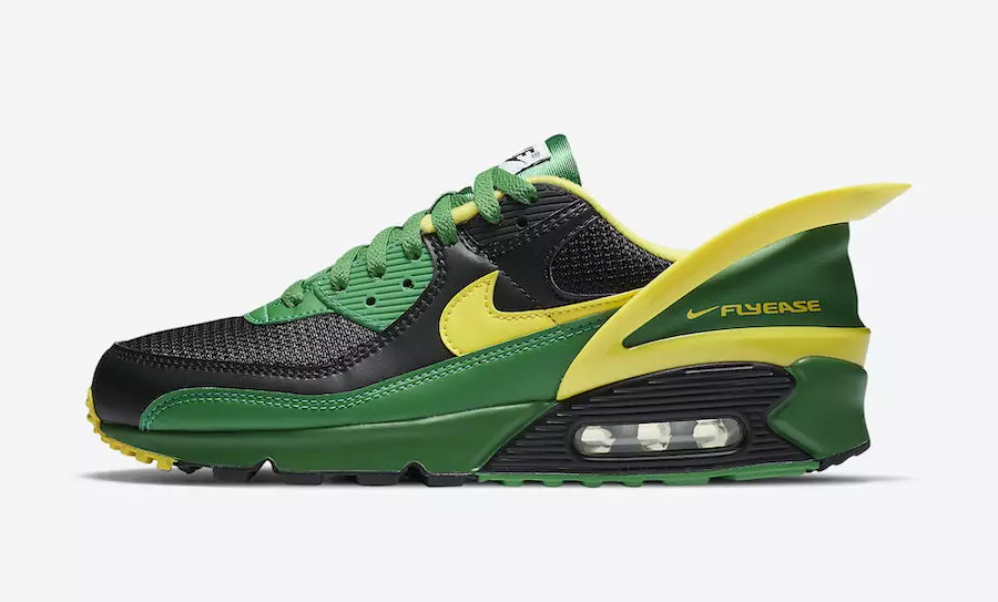 تاریخ عرضه Nike Air Max 90 FlyEase Oregon Ducks CZ4270-001