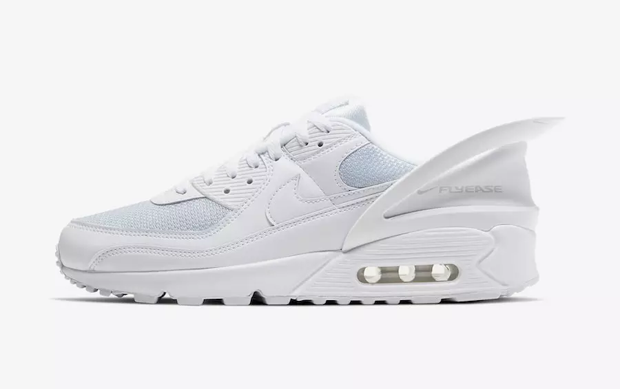 Nike Air Max 90 FlyEase valge CU0814-102 Väljalaskekuupäev