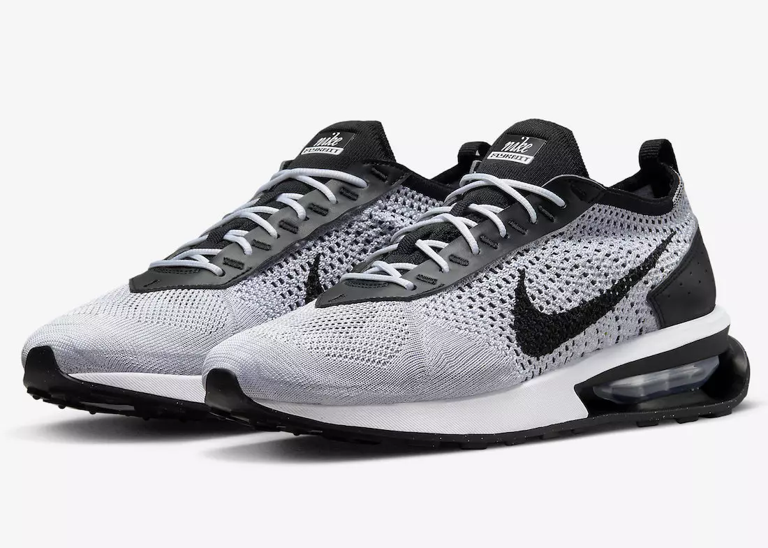 Nike Air Max Flyknit Racer Blanc Negre DJ6106-002 Data de llançament