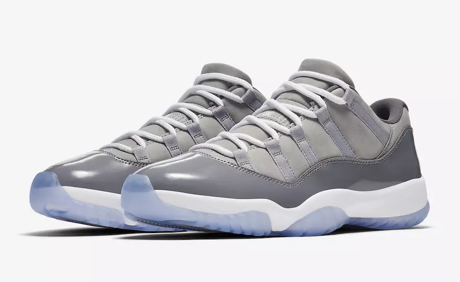 Ngày phát hành Air Jordan 11 Retro Low Cool Grey 528895-003